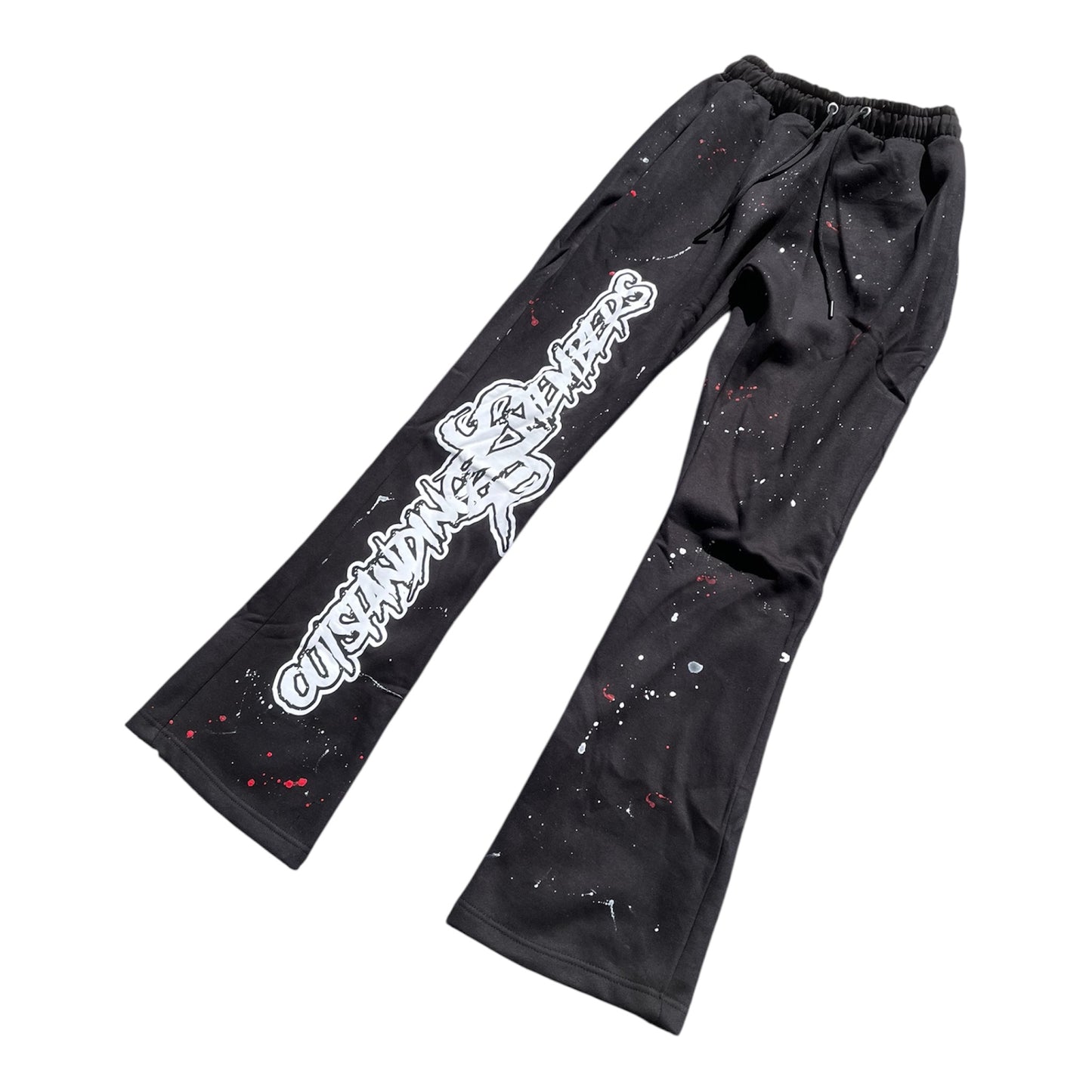 $MR X OM Black Splatter Sweats